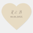 Recherche de cœur mariage autocollants Moderne