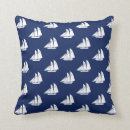 Recherche de motif nautique coussins Bleu marine