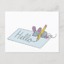 Recherche de souris mignonne cartes postales Pour enfants