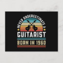Recherche de guitaristes cartes postales Drôle