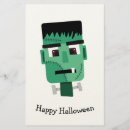 Zoek naar monsters briefpapier Halloween