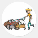 Recherche de marcheur autocollants Chien marche