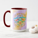 Recherche de noël floral tasses Violet