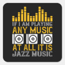 Recherche de musicien de jazz autocollants Orchestre