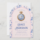 Recherche de montre de poche invitations Bleu