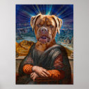 Zoek naar mona lisa kunst Hond
