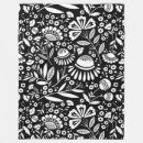Recherche de noir et blanc floral Motif