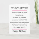 Zoek naar little sister kaarten For her
