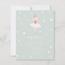 Recherche de ballerina baby shower invitations Danse