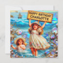 Recherche de une une plage anniversaire cartes Jolie