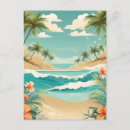 Recherche de paysage tropical cartes postales Été