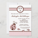 Recherche de lady bug baby shower invitations 5x7