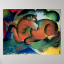 Recherche de le cavalier bleu posters Rouge