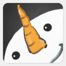 Recherche de carotte drôle autocollants Visage