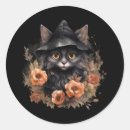 Recherche de le chat noir autocollants Magique
