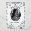 Recherche de bleu et argent invitations Quinceanera