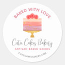 Zoek naar bakkerij stickers Gebakken met liefde