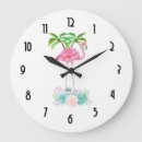 Recherche de flamant rose horloges Tropical