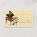 Recherche de piano musique classique cartes visite Musicien