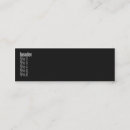 Recherche de nouveau visitenkarten Noir