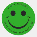 Recherche de anniversaire vert autocollants Amusant