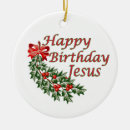 Recherche de joyeux anniversaire jésus ornements De