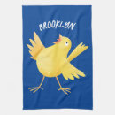 Zoek naar vogels keuken handdoeken Gele vogel