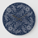 Recherche de motif toile horloges Bleu