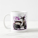 Recherche de motocyclette vintage tasses Rétro