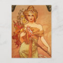 Zoek naar mucha van alfons briefkaarten Dame