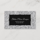 Zoek naar silver glitter visitekaartjes Zilver