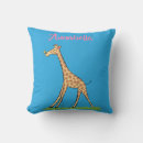 Recherche de dessin de girafe coussins Illustration