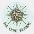 Recherche de wiccan autocollants Pentacle