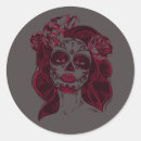 Zoek naar dag van dode stickers Sugar skull