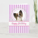 Recherche de chien papillon vœux cartes Pour elle