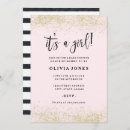 Zoek naar pink glitter uitnodigingen Meisje