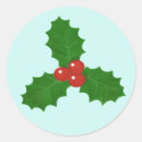 Recherche de houx de noël autocollants Hiver