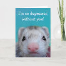 Recherche de le furet cartes invitations Faune