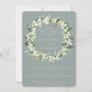 Recherche de seafoam invitations Élégant