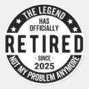 Recherche de pension autocollants Retraite