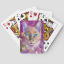 Recherche de yeux bleus jeux de cartes Floral