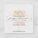 Recherche de spécialité cartes visite Pâtisserie