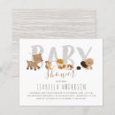 Recherche de écureuil renard invitations Baby