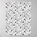 Recherche de personnage de dessin animé posters Illustration vibrante de snoopy