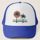 Recherche de palmiers casquettes Coucher de soleil