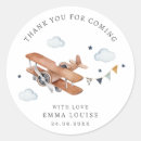 Recherche de avion vintage autocollants Bleu marine