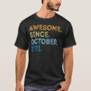 Zoek naar grappige 51ste verjaardag tshirts Sinds