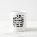 Recherche de architecte drôle tasses Conception