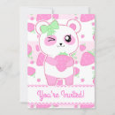 Recherche de panda mignon invitations Fête d'anniversaire