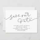 Recherche de sauve invitations Noir et blanc